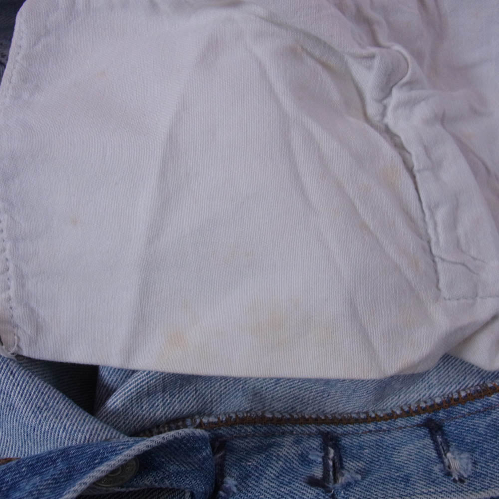 Levi's リーバイス 80s 501 赤耳 smalle 裏刻印555 USA製 バレンシア工場 ボタンフライ デニム パンツ ライトブルー系 W30/L30【中古】