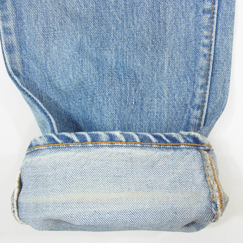 Levi's リーバイス 70s 505 66前期 smalle ボタン裏刻印5 42TALON ジッパーフライ デニム パンツ インディゴブルー系 サイズ表記無【中古】