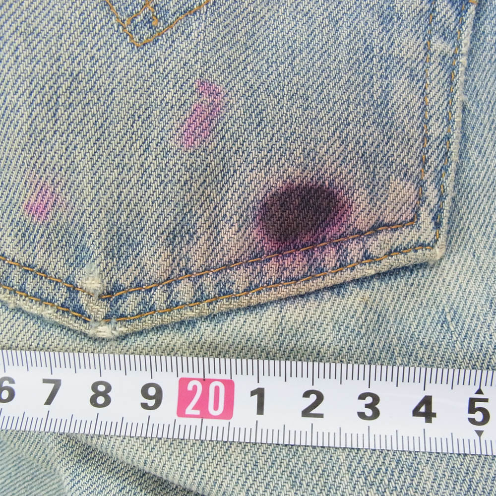 Levi's リーバイス 70s 505 66前期 smalle ボタン裏刻印5 42TALON ジッパーフライ デニム パンツ インディゴブルー系 サイズ表記無【中古】