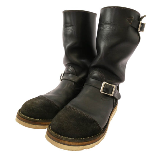 WESCO ウエスコ BOSS REBUILD ボス リビルド エンジニアブーツ ブラック系 7.5E【中古】