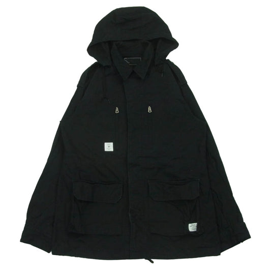 UNRIVALED アンライバルド UR-URSS06-1271 エルボーパッチ付 マウンテン フィールド ジャケット ブラック系 L【中古】