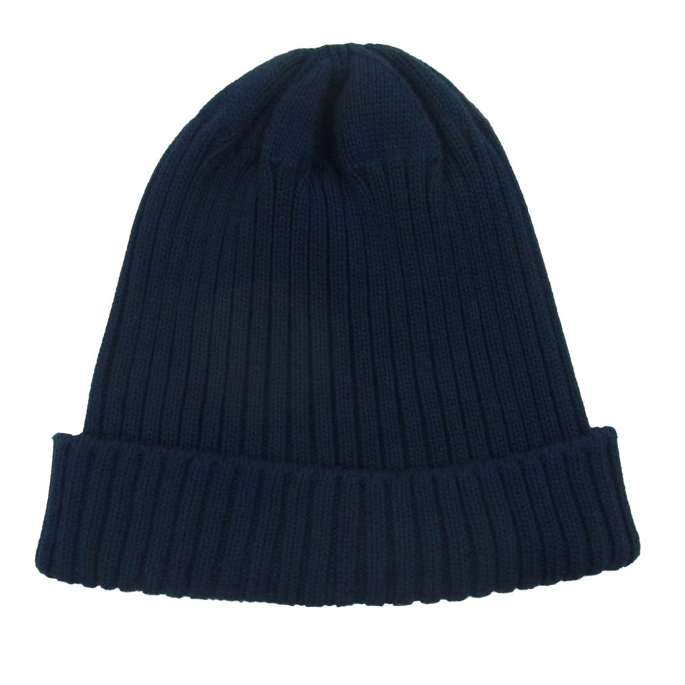 GOODENOUGH グッドイナフ GE-138022 RIBBING BEANIE リブ ビーニー ニットキャップ ネイビー系【中古】
