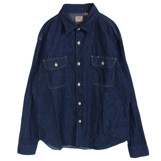 SUGAR CANE シュガーケーン SC25679 デニム シャツ インディゴブルー系 L【中古】