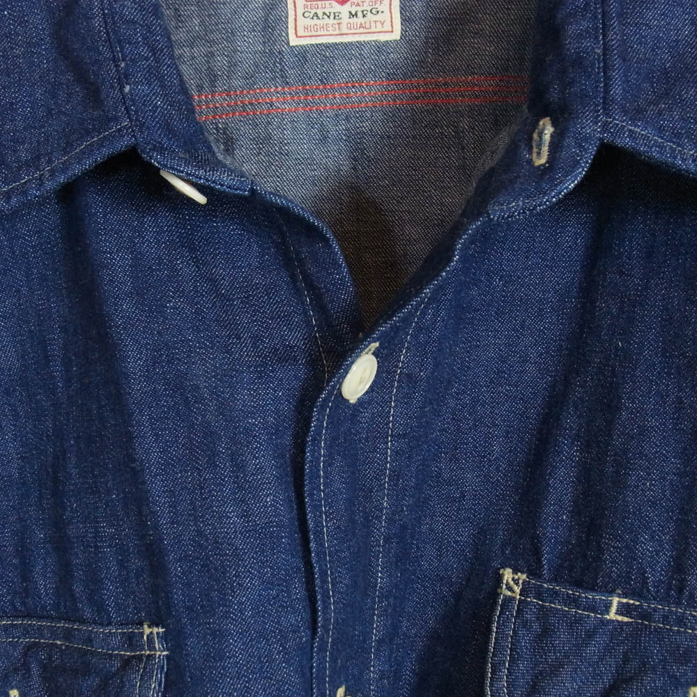 SUGAR CANE シュガーケーン SC25679 デニム シャツ インディゴブルー系 L【中古】