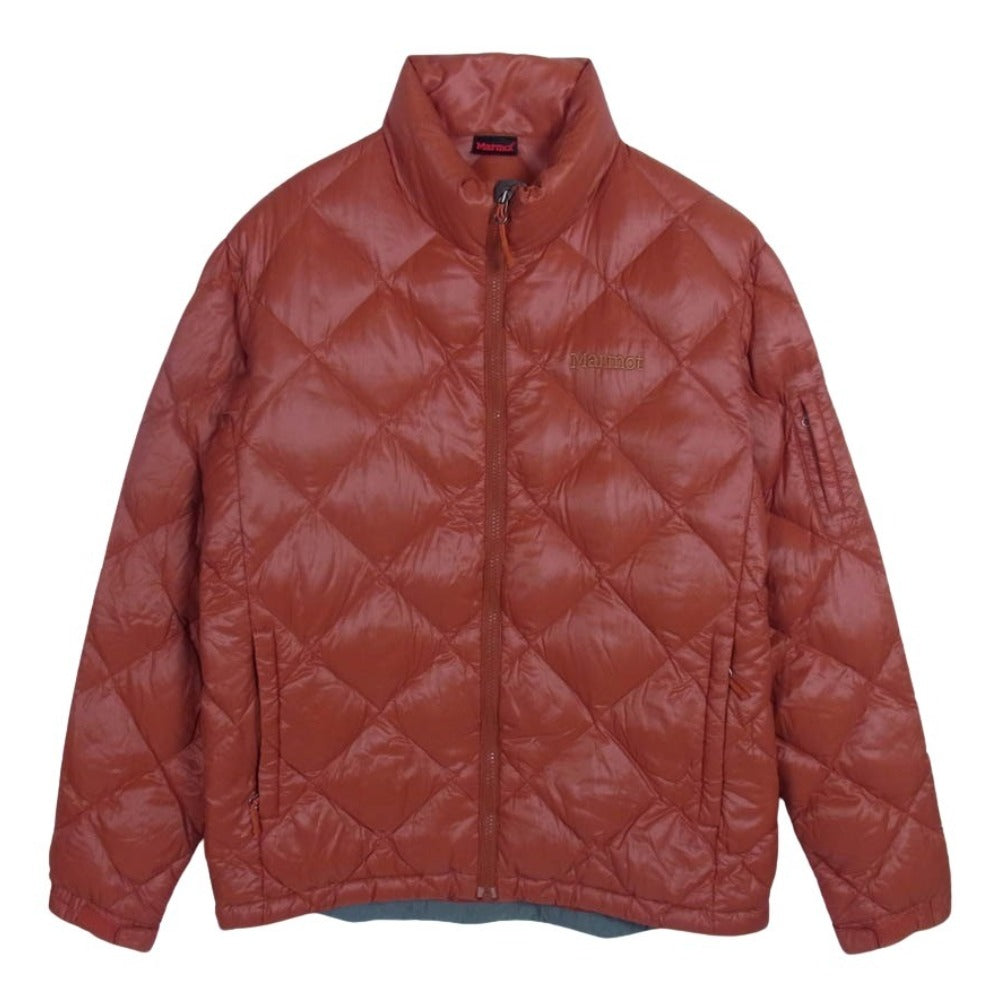 MARMOT マーモット キルティング ダウン ジャケット ブラウン系 L【中古】