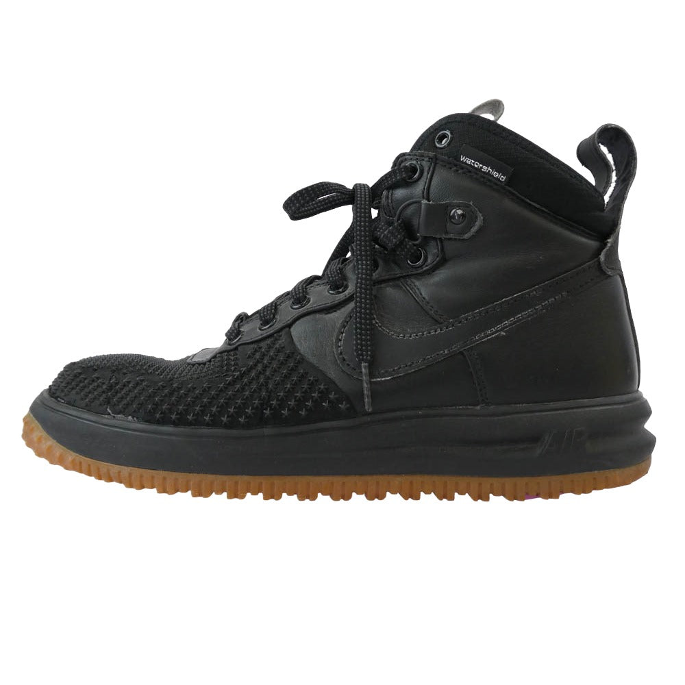NIKE ナイキ 805899-003 Lunar Force 1 Duckboot ルナフォース1 ダックブーツ スニーカー ブラック系 27.5cm【中古】