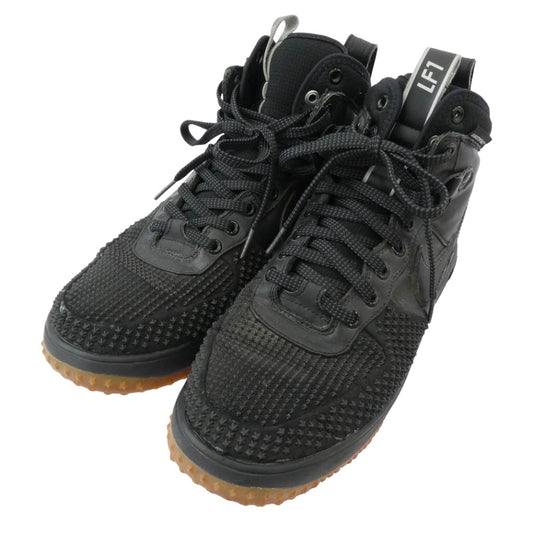 NIKE ナイキ 805899-003 Lunar Force 1 Duckboot ルナフォース1 ダックブーツ スニーカー ブラック系 27.5cm【中古】