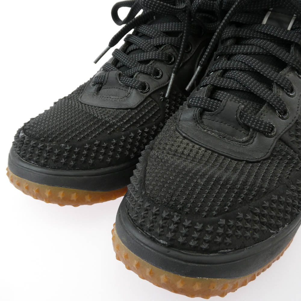 NIKE ナイキ 805899-003 Lunar Force 1 Duckboot ルナフォース1 ダックブーツ スニーカー ブラック系 27.5cm【中古】