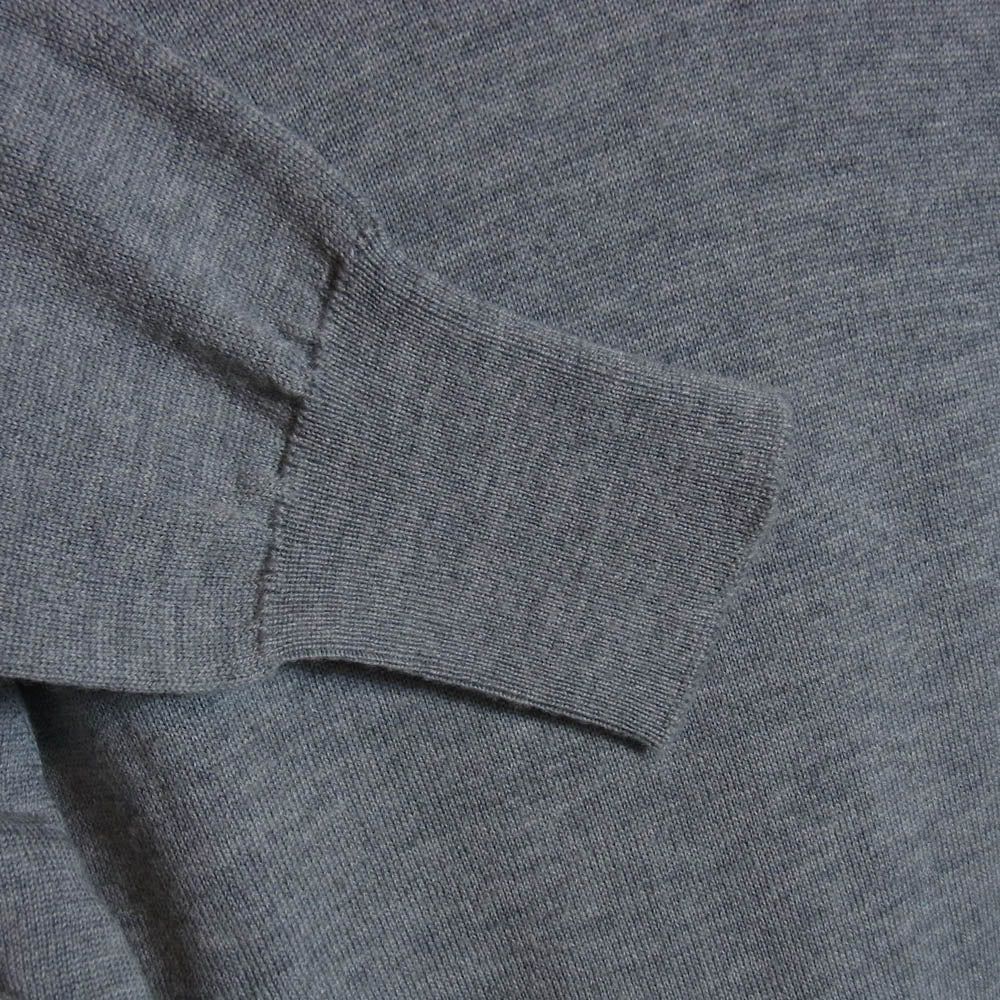 JOHN SMEDLEY ジョンスメドレー タートルネック ハイネック ウール ニット グレー グレー系 S【中古】