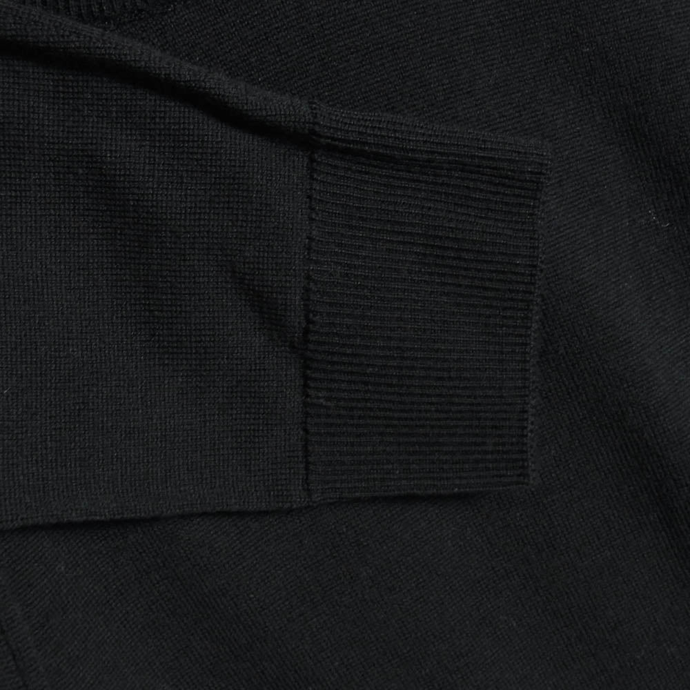 JOHN SMEDLEY ジョンスメドレー BEAMS F ビームスF別注 メリノウール クルーネック ニット セーター ブラック系 S【極上美品】【中古】