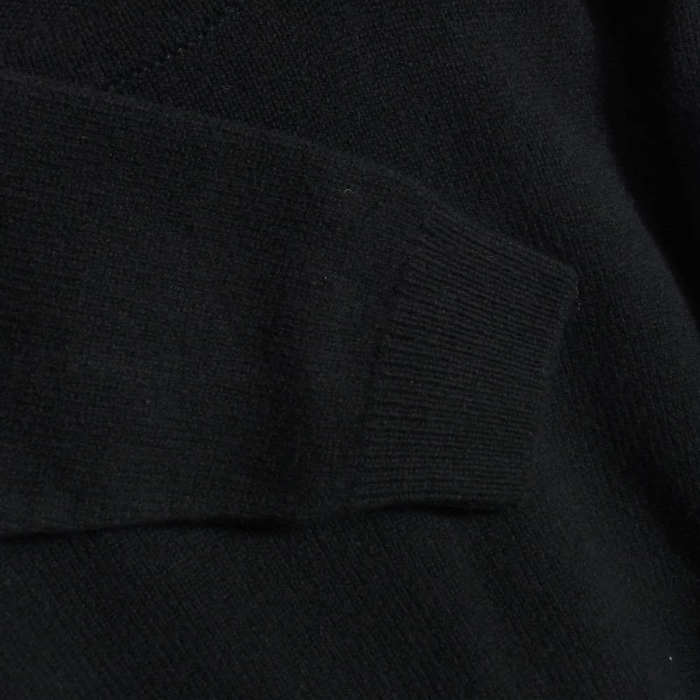 JOHN SMEDLEY ジョンスメドレー BEAMS F ビームスF別注 カシミヤ混 ウール クルーネック ニット セーター ブラック系 S【極上美品】【中古】
