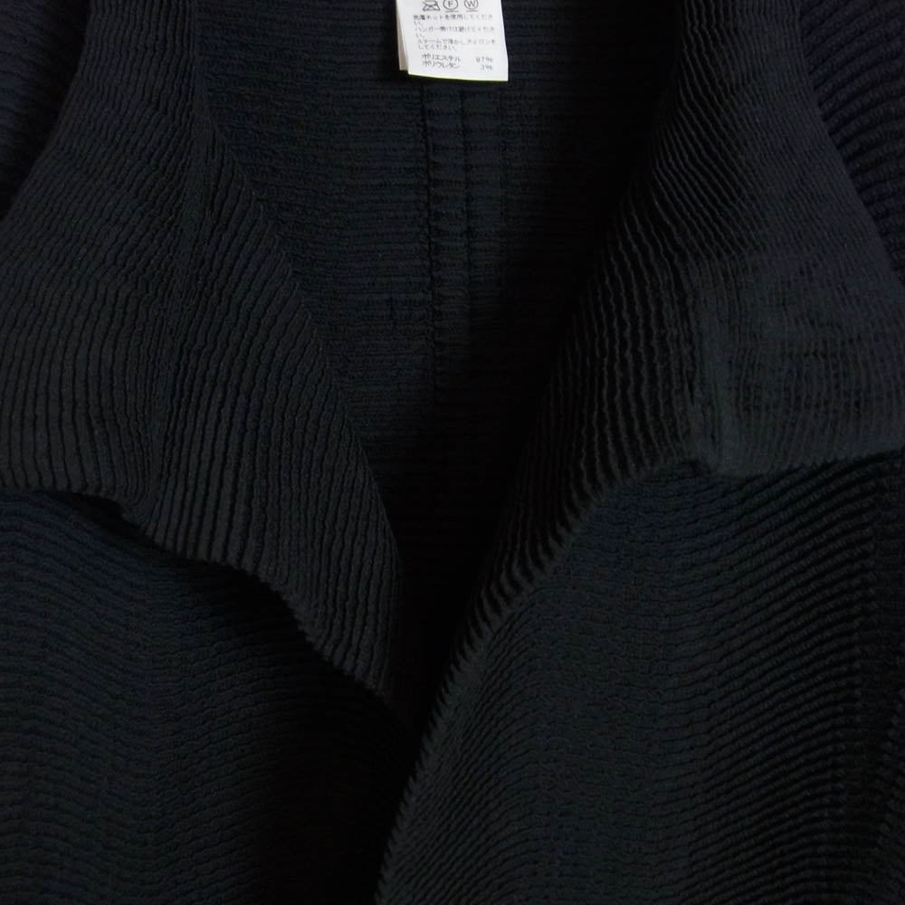 ISSEY MIYAKE イッセイミヤケ IM94FD543 プリーツ加工 ドルマンスリーブ 1B ジャケット ブラック系 2【中古】