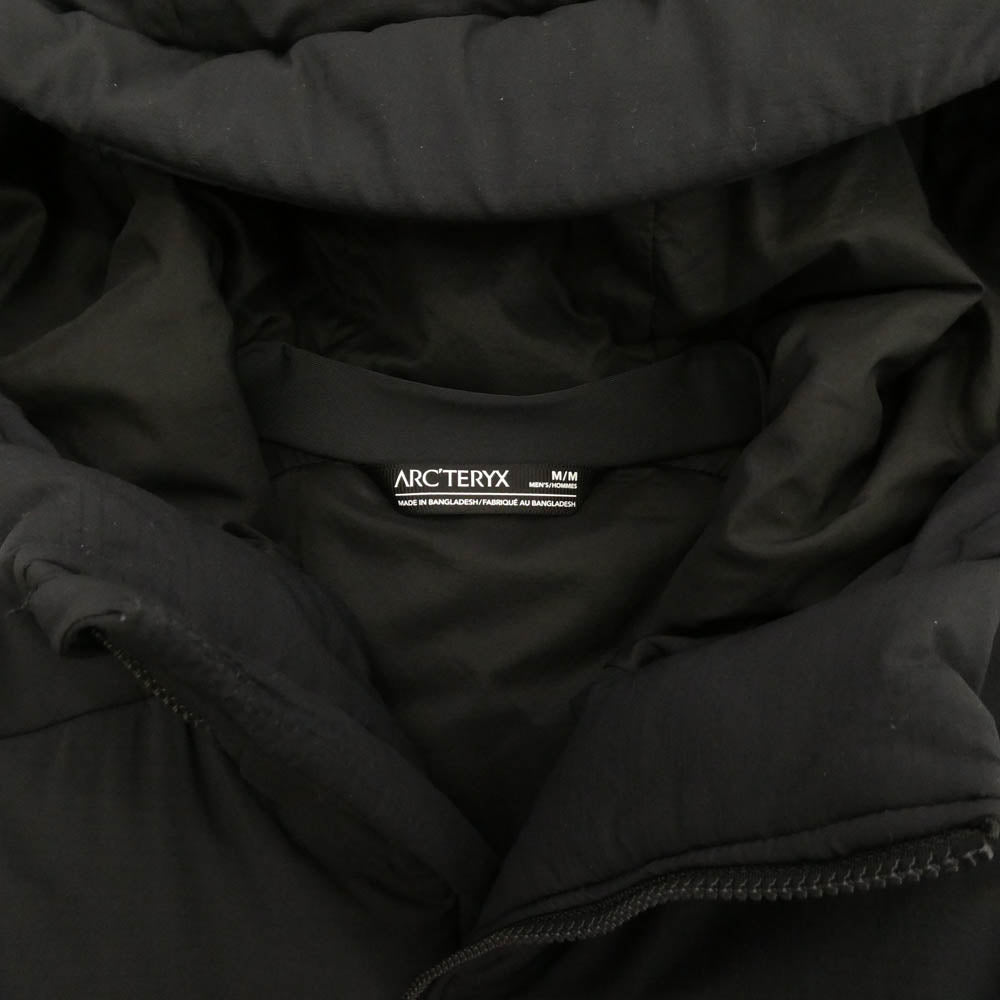 ARC'TERYX アークテリクス 24105-129829 ATOM AR HOODY アトム フーディー 中綿 パーカー ジャケット ブラック系 M【中古】