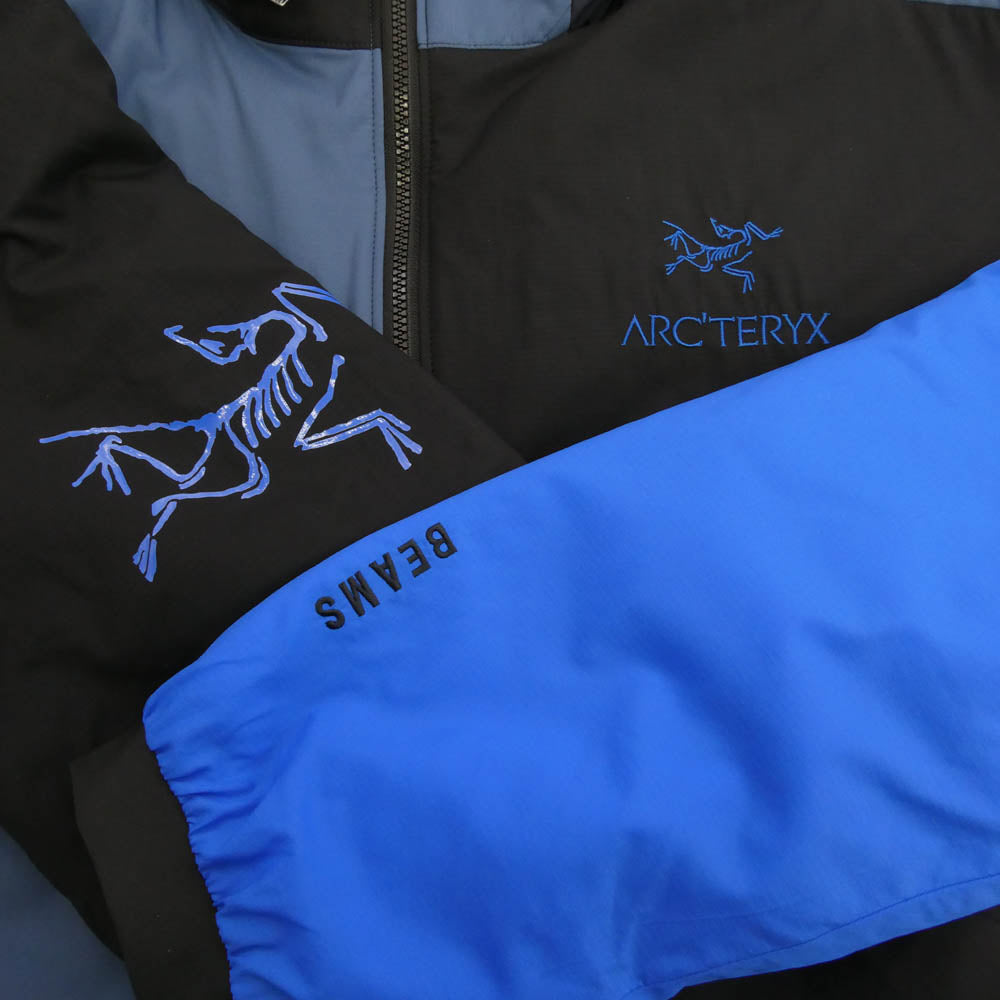 ARC'TERYX アークテリクス X000006576 ×BEAMS ビームス別注 Atom LT Hoody アトム フーディー 中綿 パーカー ジャケット ブラック系 ブルー系 M【中古】
