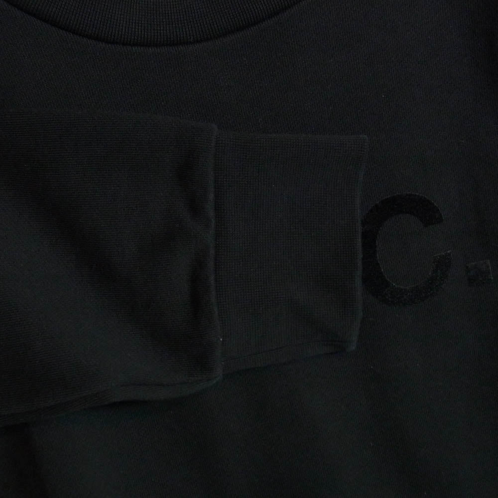 A.P.C. アーペーセー 23226-1-93633 リバースロゴ 反転ロゴ スウェット ブラック系 L【中古】