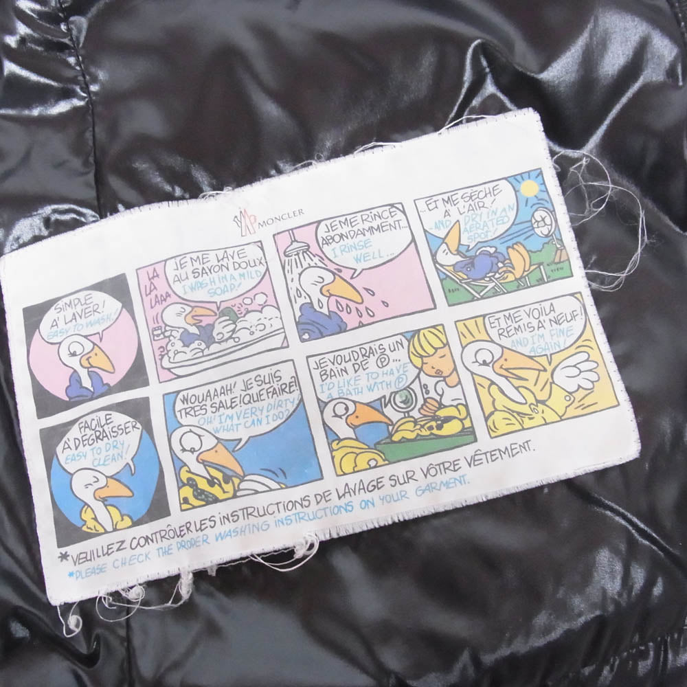 MONCLER モンクレール 18AW D20924830405 GHANY GILET ガーニー ダウン ベスト ブラック系 2【中古】