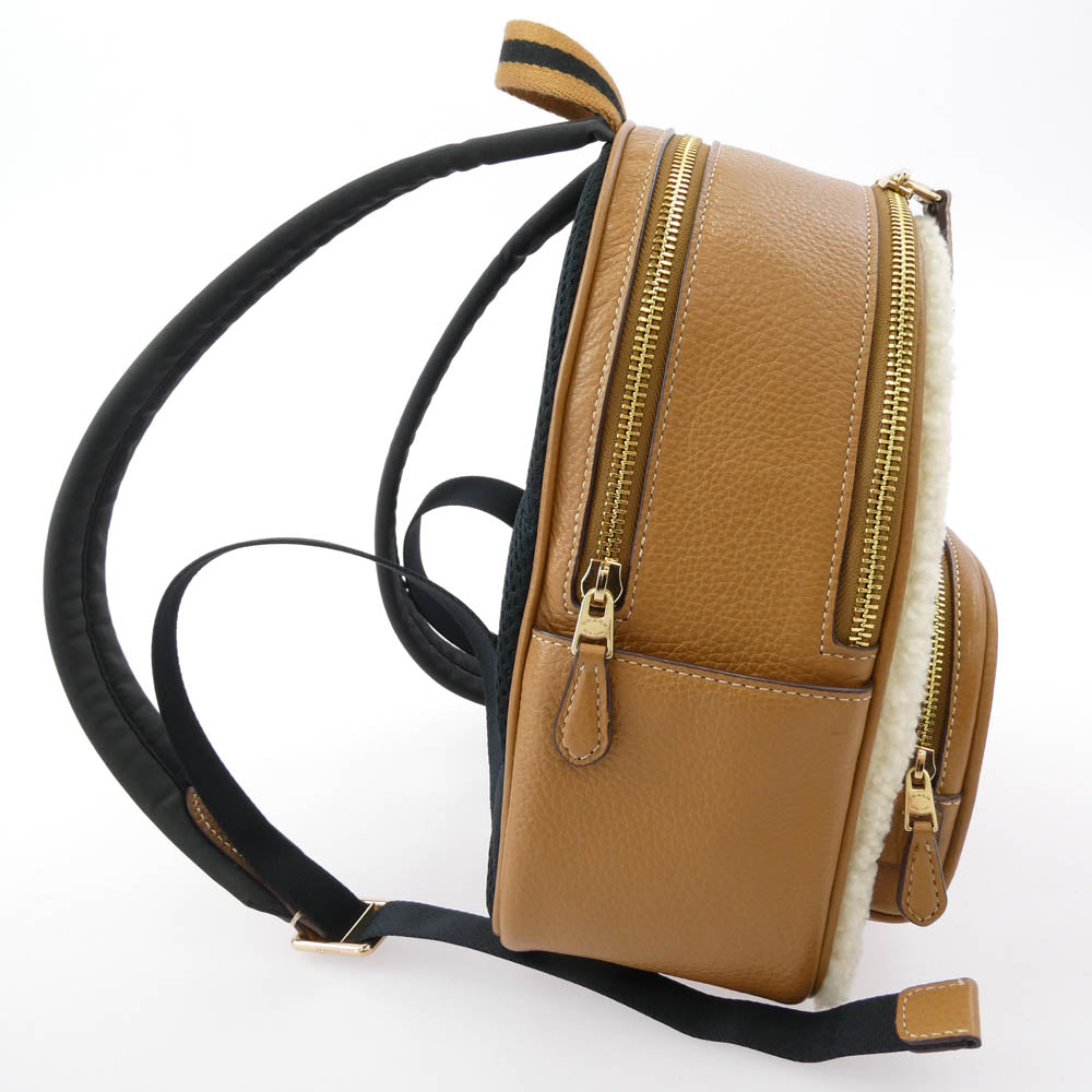 COACH コーチ Mini Court Backpack ミニ コート バックパック リュック ブラウン系【中古】