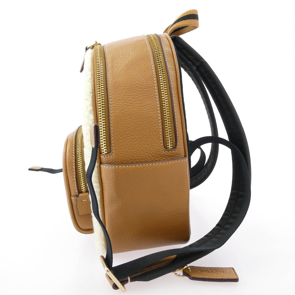 COACH コーチ Mini Court Backpack ミニ コート バックパック リュック ブラウン系【中古】