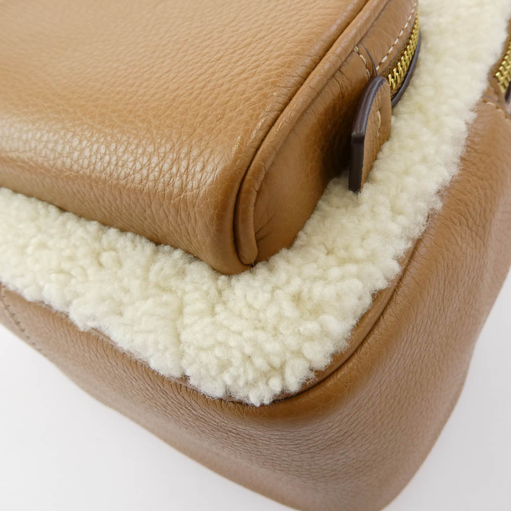 COACH コーチ Mini Court Backpack ミニ コート バックパック リュック ブラウン系【中古】