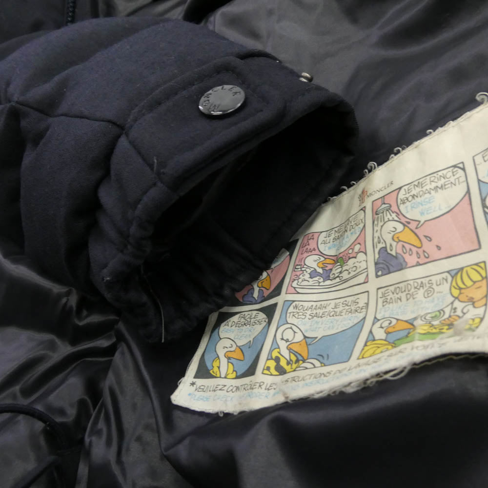 MONCLER モンクレール MONTGENEVRE GUIBBOTTO モンジュネーブル ダウン ジャケット ブラック系 2【中古】