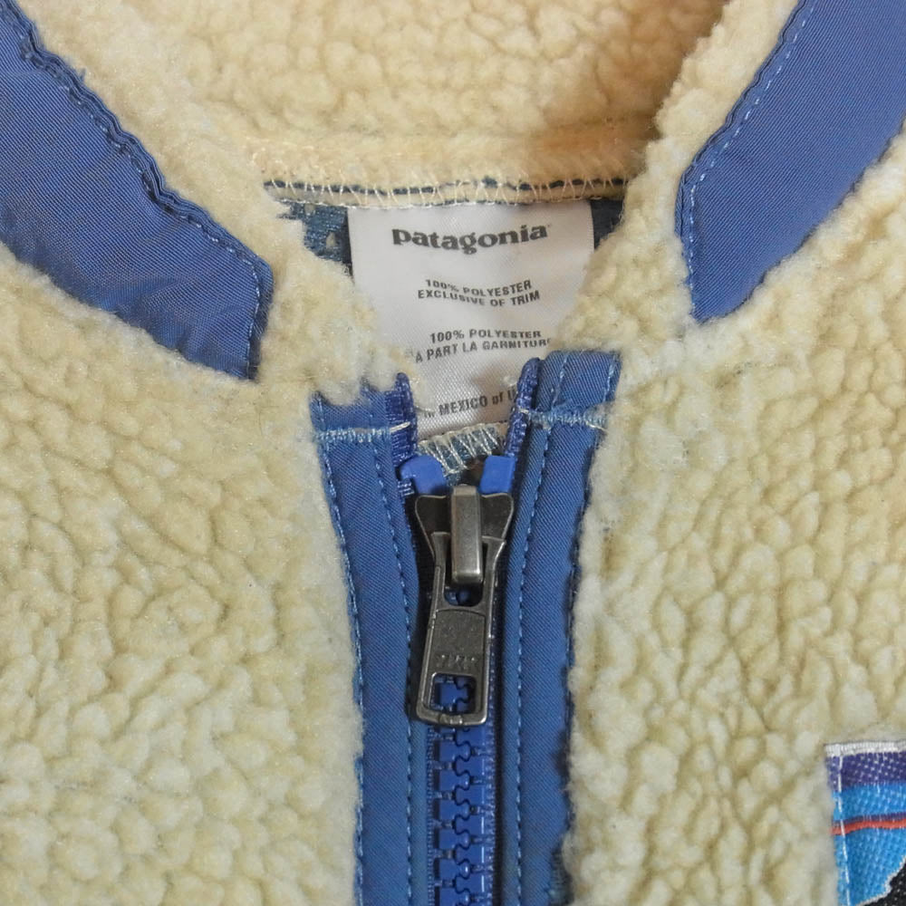 patagonia パタゴニア 61010f7 キッズ クラシック レトロX フリース ベスト ベージュ系 3T【中古】