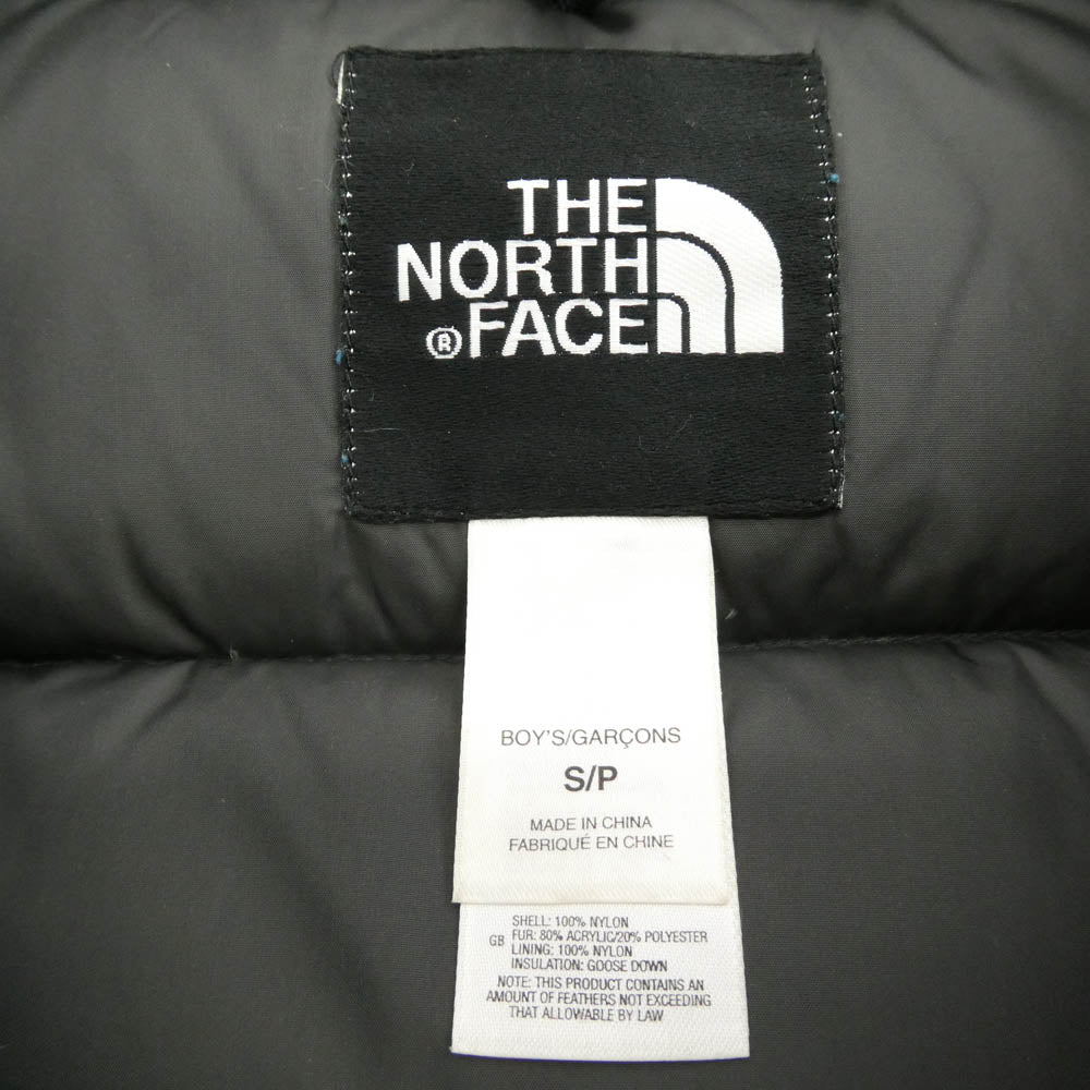 THE NORTH FACE ノースフェイス NDJ01358 McMurdo Parka ボーイズ マクマードパーカ ダウンジャケット グレー系 S【中古】