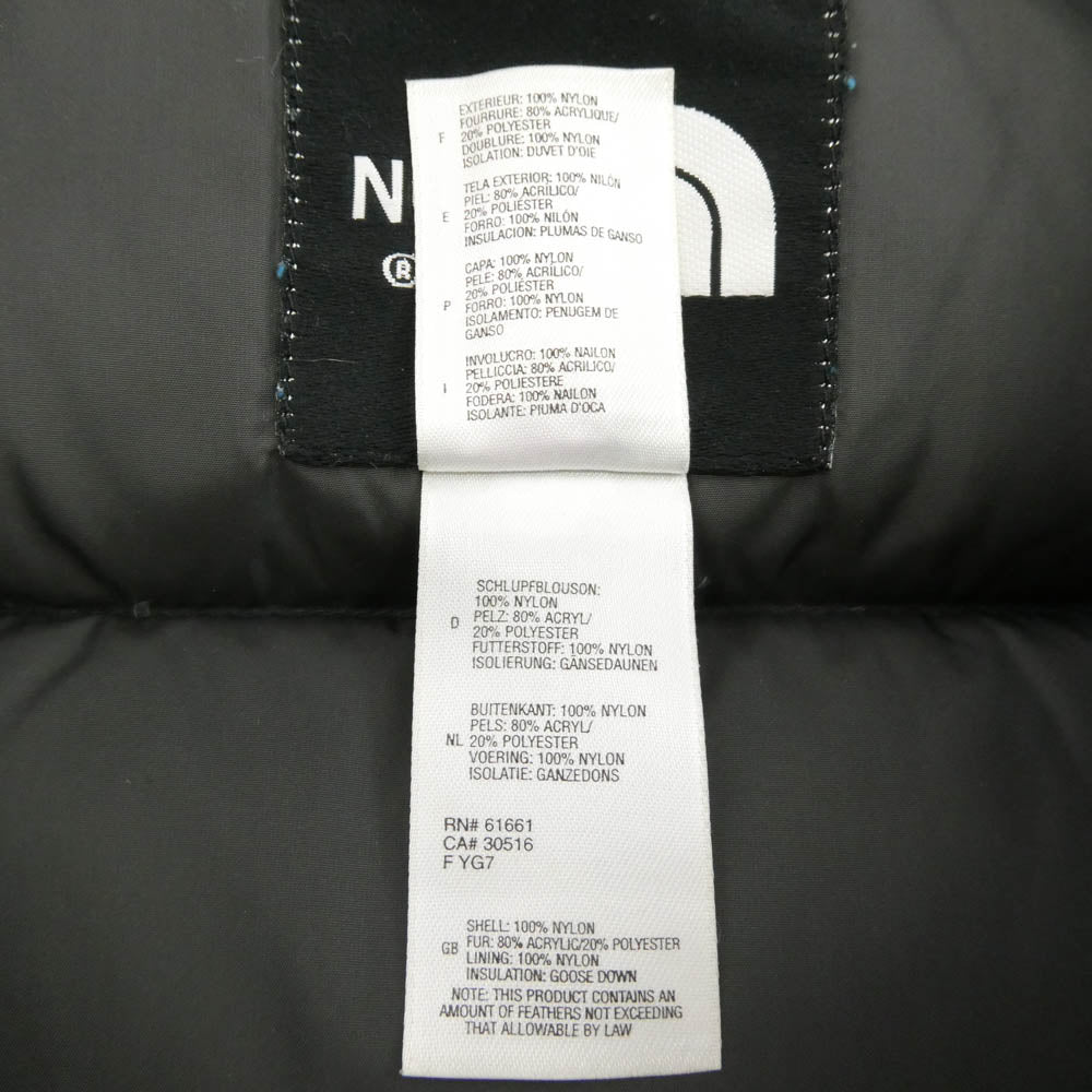 THE NORTH FACE ノースフェイス NDJ01358 McMurdo Parka ボーイズ マクマードパーカ ダウンジャケット グレー系 S【中古】