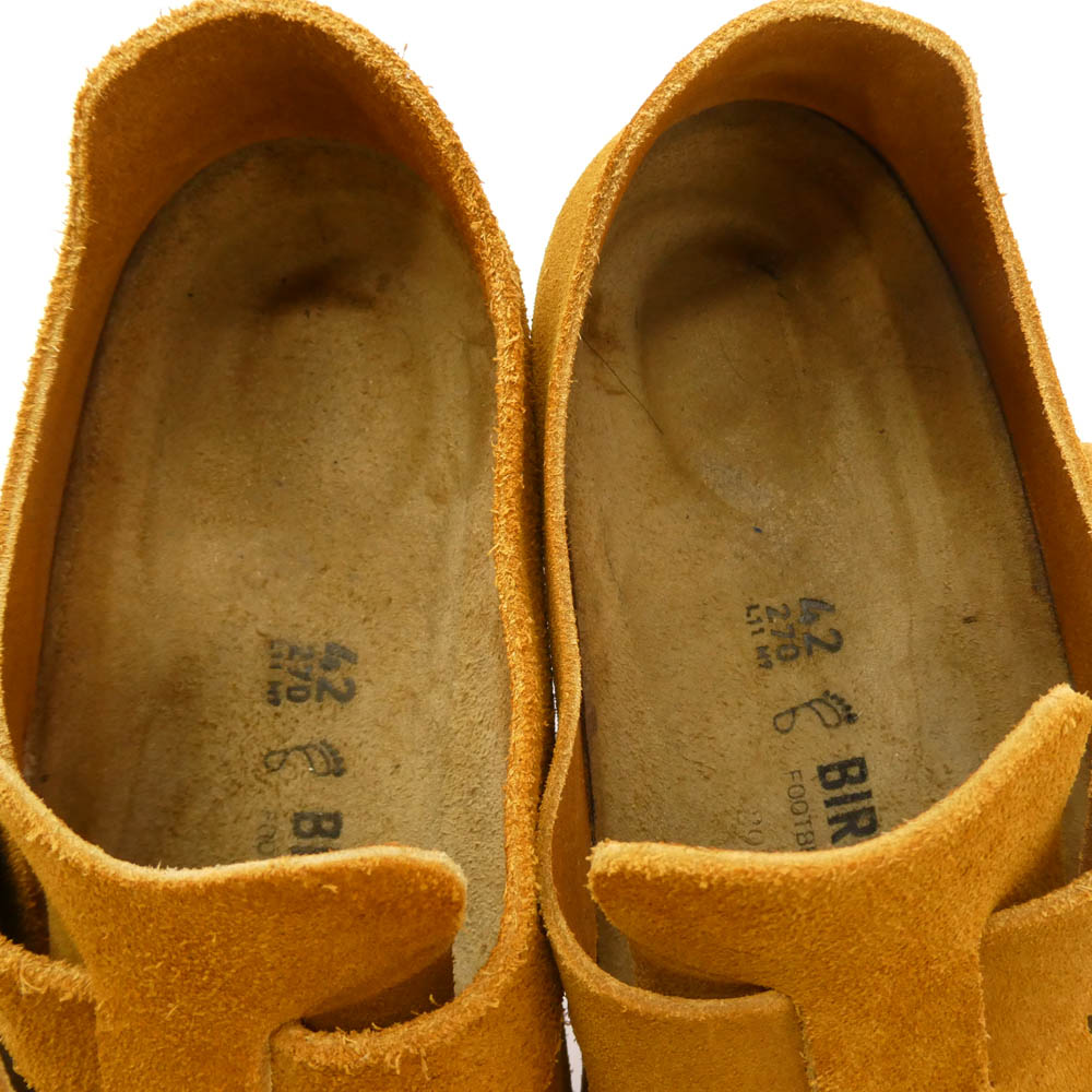 BIRKENSTOCK ビルケンシュトック LONDON Mink Suede ロンドン スエード シューズ ブラウン系 42【中古】