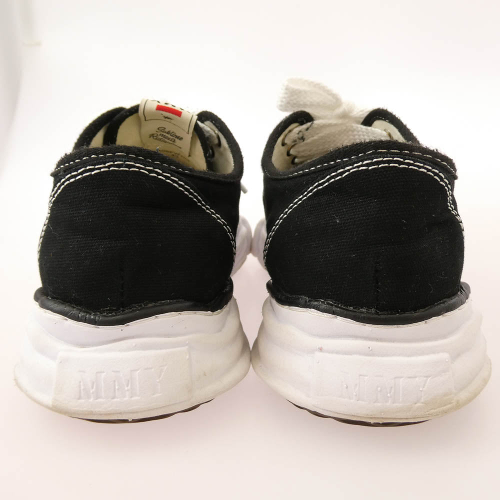 Maison MIHARA YASUHIRO メゾンミハラヤスヒロ A06FW702 BAKER Original Sole CANVAS Low-Top Sneaker ベイカー オリジナルソール キャンバス ローカット スニーカー ブラック系 43【中古】