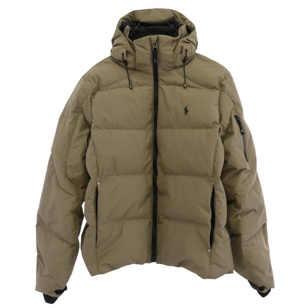 POLO RALPH LAUREN ポロ・ラルフローレン DOWN JACKET ダウンジャケット ジャケット カーキ系 M【中古】