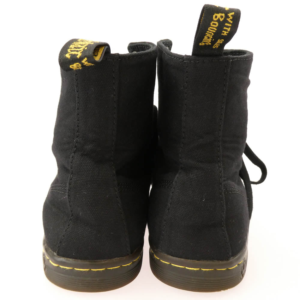 Dr.Martens ドクターマーチン ALFIE 8ホール キャンバス スニーカー ブラック系 UK9【中古】