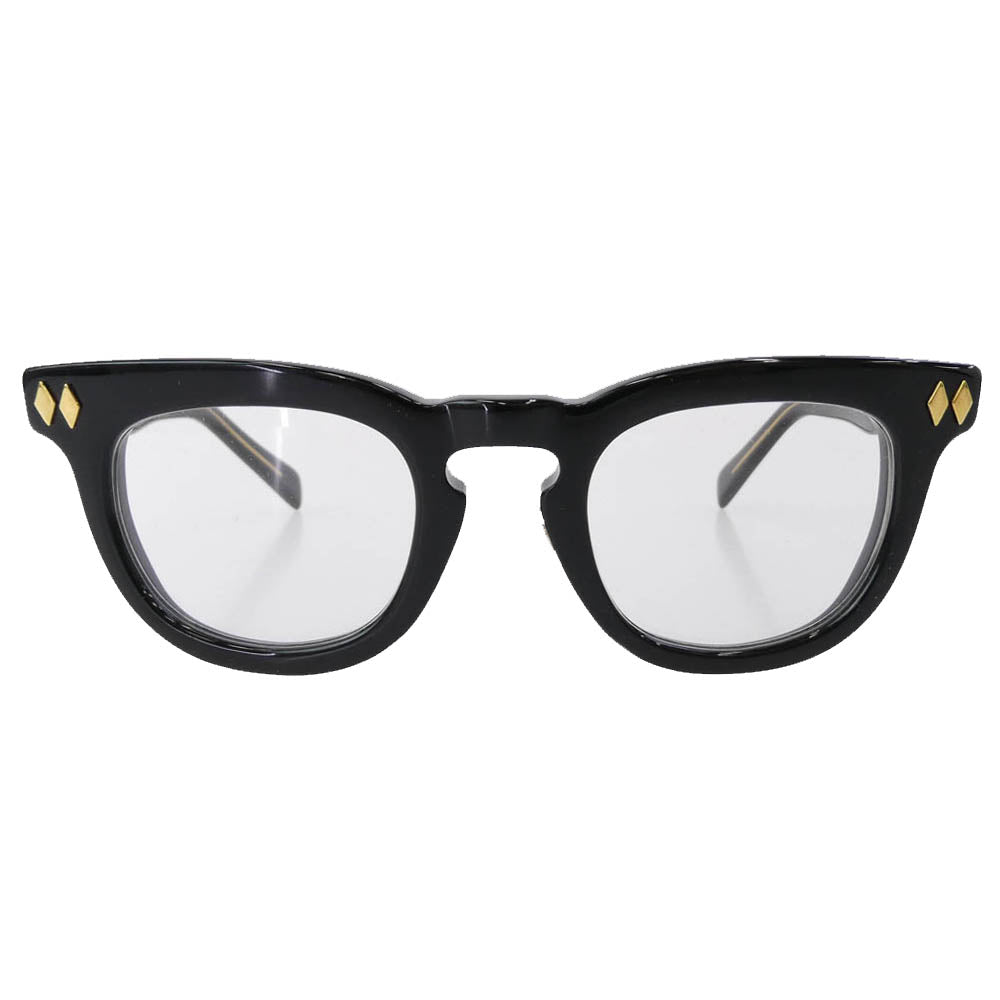 RUDE GALLERY BLACK REBEL ルードギャラリーブラックレーベル BR2684 J.D.-REV. サングラス アイウェア 眼鏡 ブラック系 ゴールド系【中古】