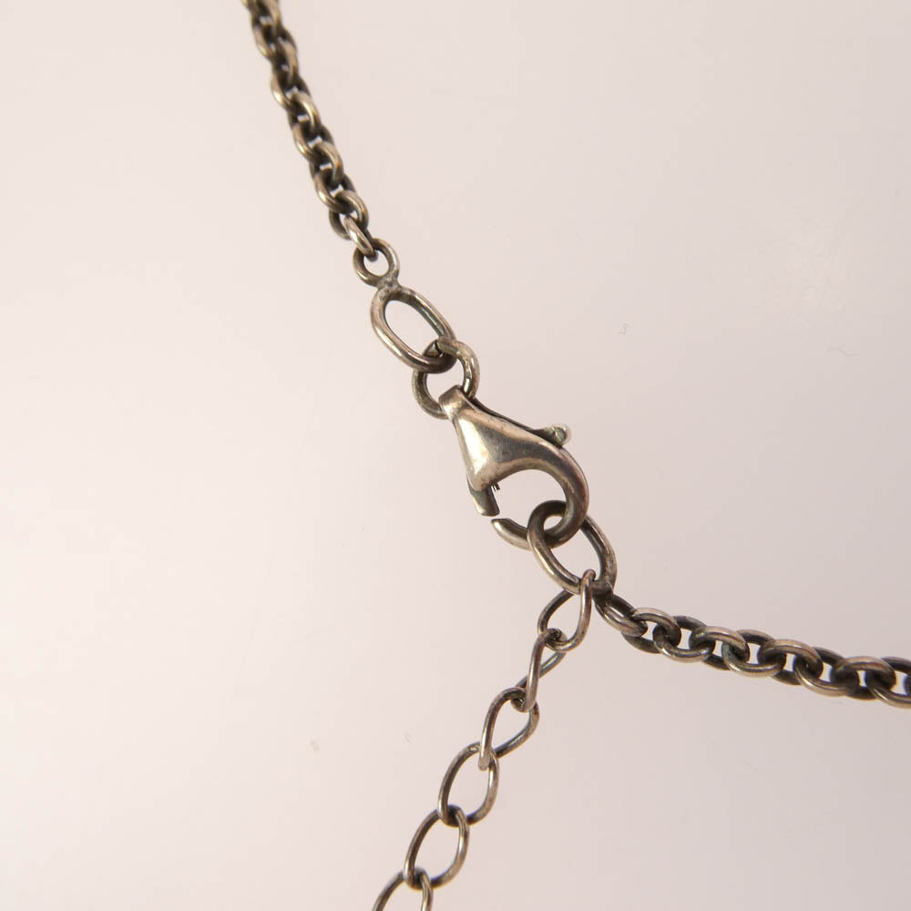 ARGENT GLEAM アージェントグリーム 925 SILVER シルバー クロスチャーム付き ベース チェーン シルバー系【中古】