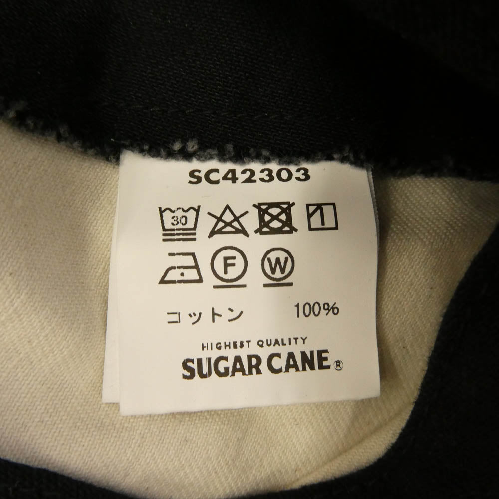 SUGAR CANE シュガーケーン SC42303 FICTION ROMANCE 11oz. BLACK DENIM OVERALLS 　ブラック デニム オーバーオール ブラック系 34×32【中古】