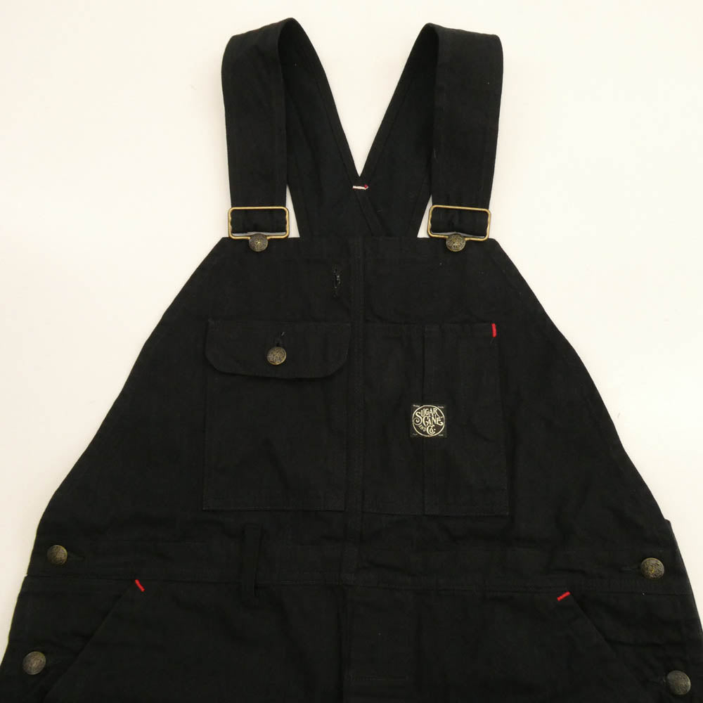 SUGAR CANE シュガーケーン SC42303 FICTION ROMANCE 11oz. BLACK DENIM OVERALLS 　ブラック デニム オーバーオール ブラック系 34×32【中古】