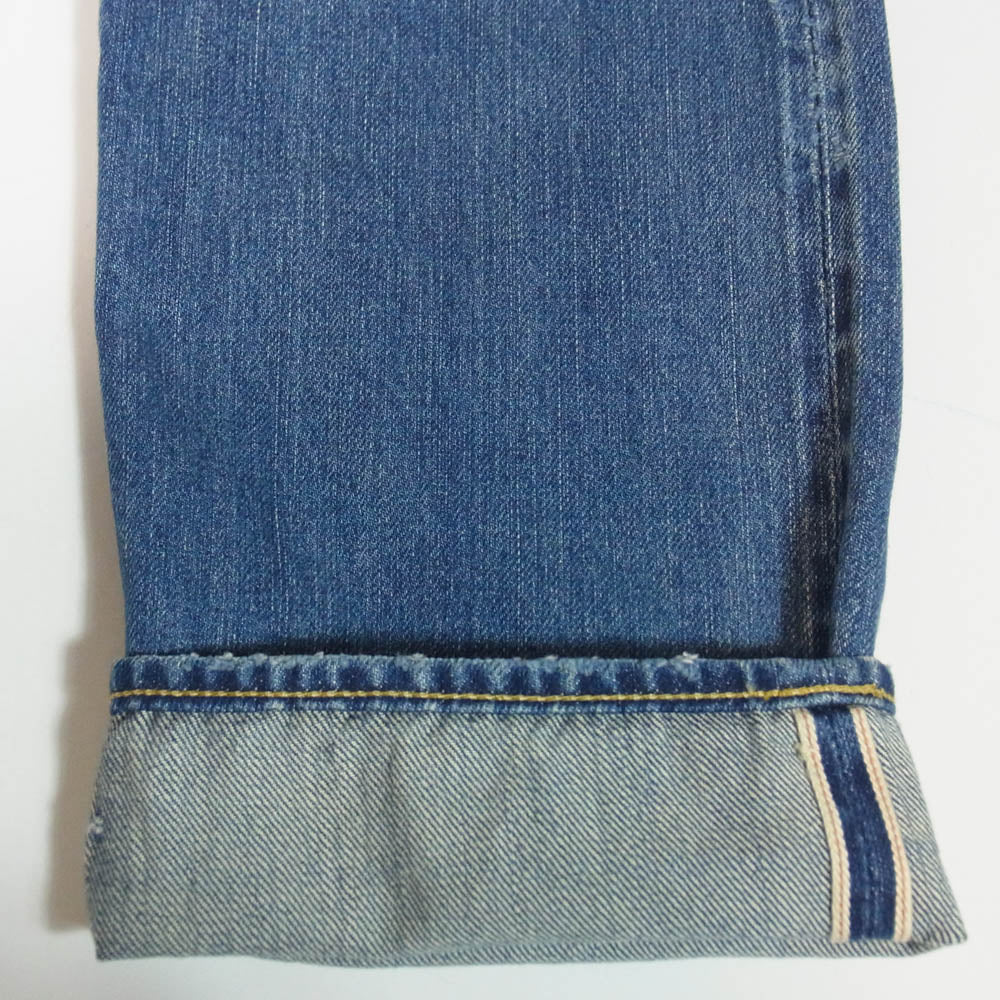 HYSTERIC GLAMOUR ヒステリックグラマー 0233AP09 UR加工 スタッズ ダメージ加工 デニム ストレート パンツ インディゴブルー系 30【中古】