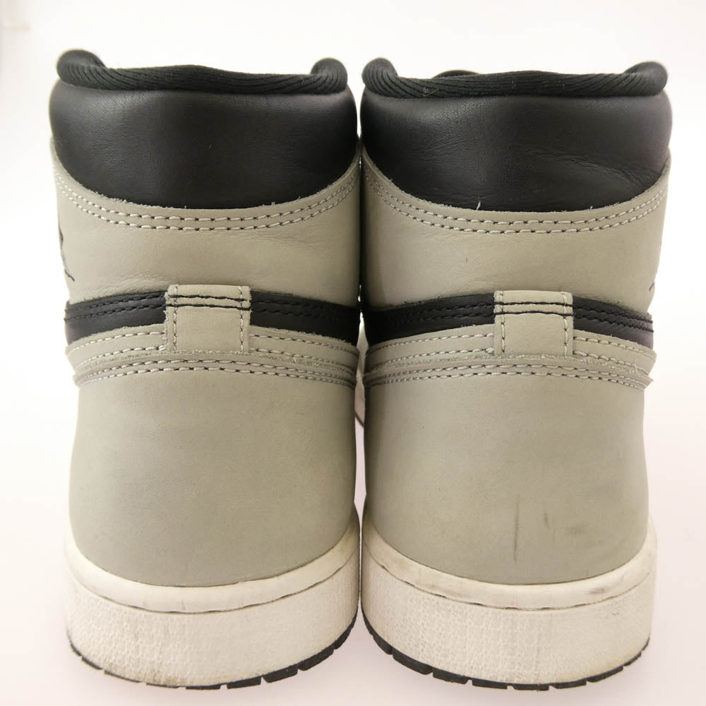 NIKE ナイキ 555088-035 Air Jordan 1 High OG Shadow 2.0 エアジョーダン1 ハイ OG ハイカット スニーカー ブラック系 グレー系 27.5cm【中古】