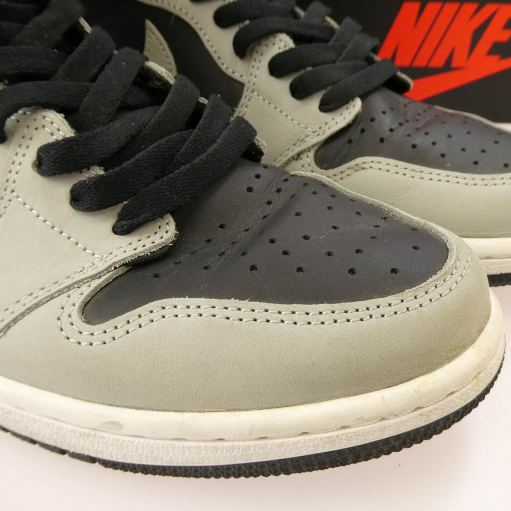 NIKE ナイキ 555088-035 Air Jordan 1 High OG Shadow 2.0 エアジョーダン1 ハイ OG ハイカット スニーカー ブラック系 グレー系 27.5cm【中古】