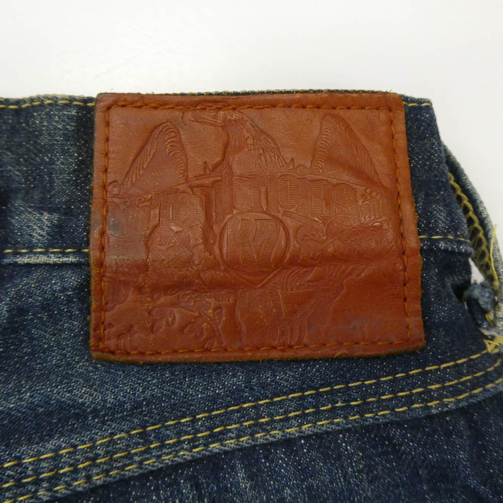 TENDERLOIN テンダーロイン T-RIDERS ボタンフライ デニムパンツ インディゴブルー系 36【中古】