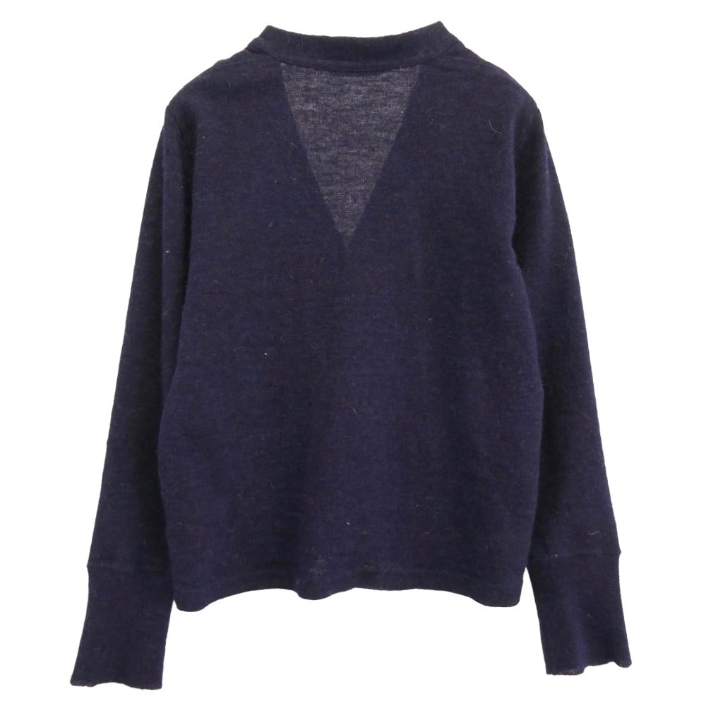 TENDERLOIN テンダーロイン T-MOHAIR CARDIGAN ウール モヘア カーディガン ネイビー系【中古】
