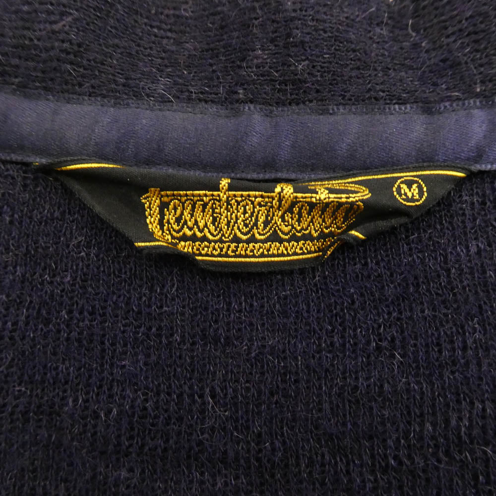 TENDERLOIN テンダーロイン T-MOHAIR CARDIGAN ウール モヘア カーディガン ネイビー系【中古】