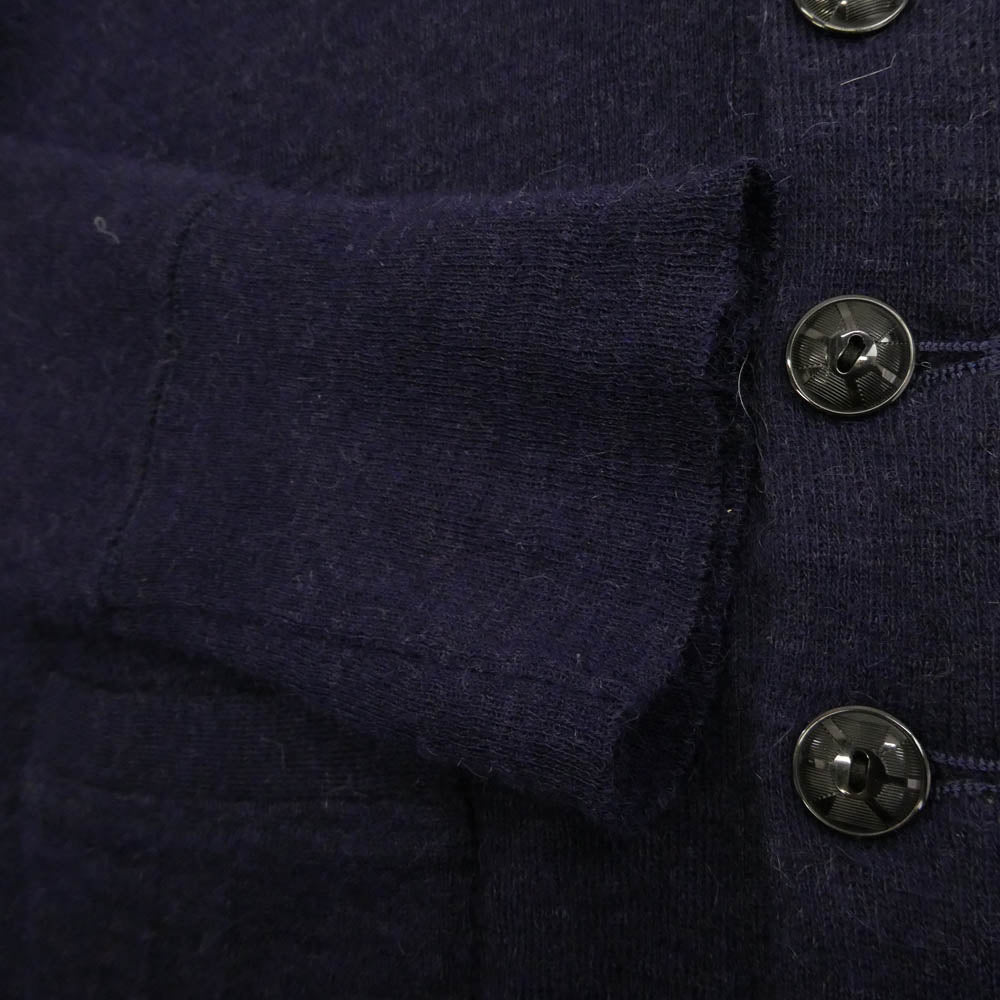 TENDERLOIN テンダーロイン T-MOHAIR CARDIGAN ウール モヘア カーディガン ネイビー系【中古】