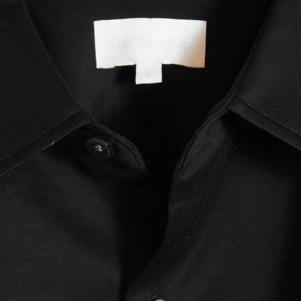 カネマサフィル KM24S-003 46G ATOMOSPHERE SHIRT コットン 長袖シャツ ブラック系 S【極上美品】【中古】