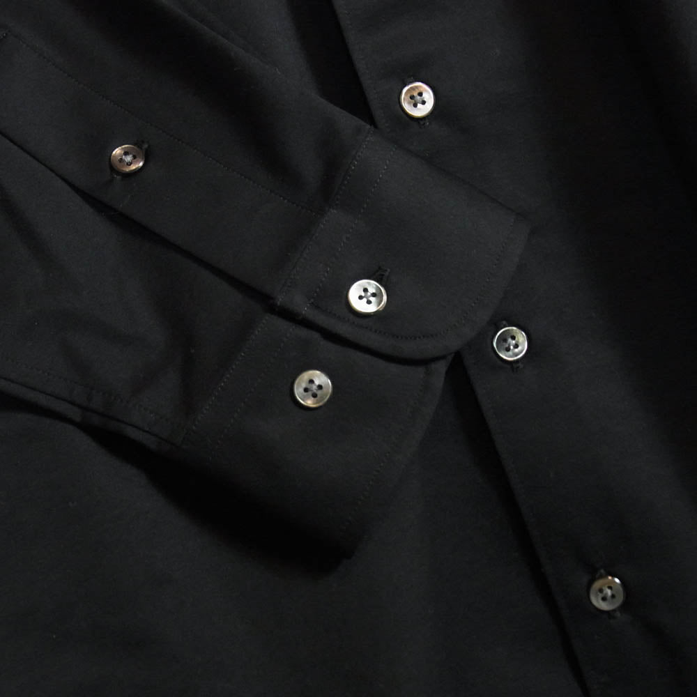 カネマサフィル KM24S-003 46G ATOMOSPHERE SHIRT コットン 長袖シャツ ブラック系 S【極上美品】【中古】