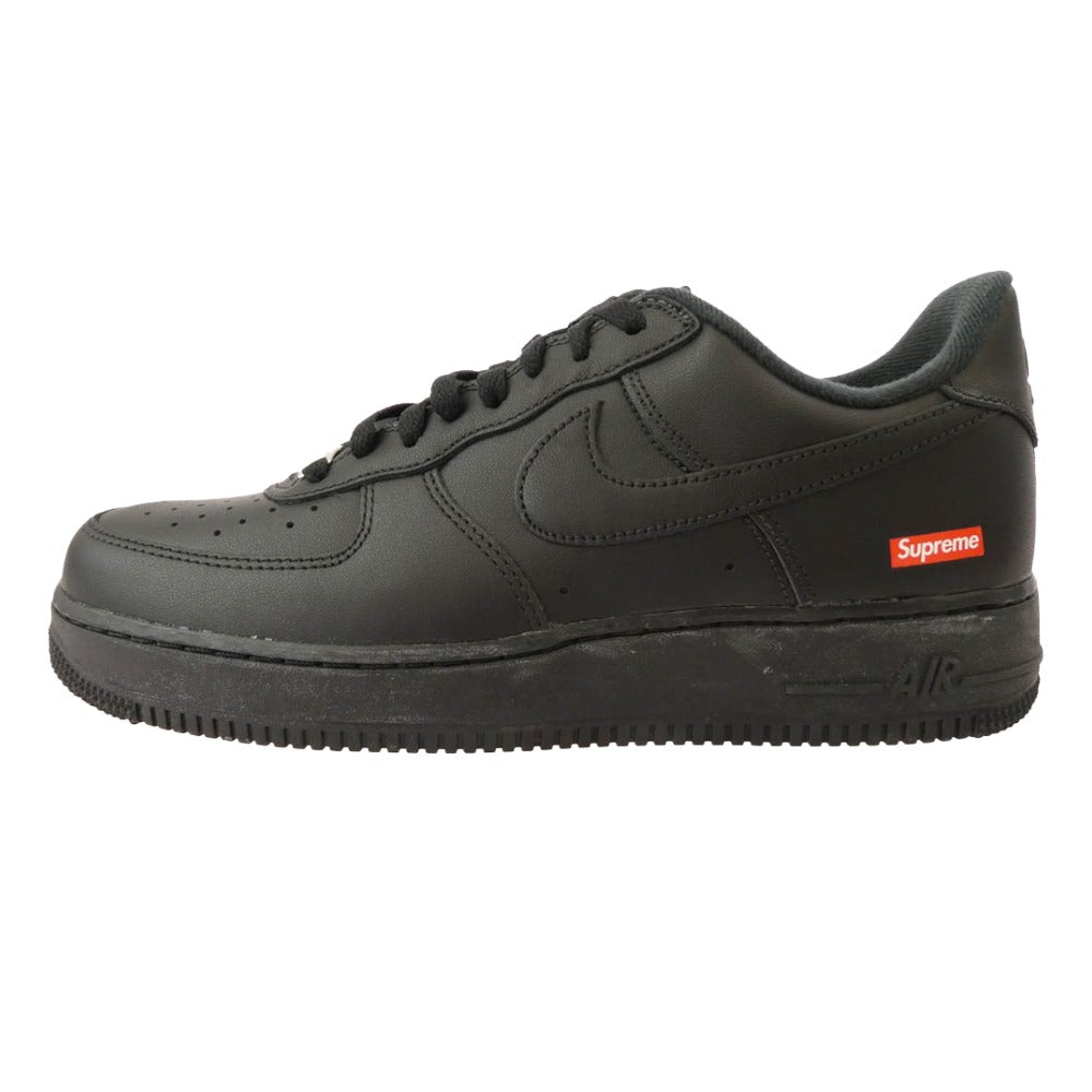 Supreme シュプリーム CU9225-001 × Nike Air Force 1 Low ナイキ AF1 エアフォース ロー ブラック ブラック系 27.5cm【新古品】【未使用】【中古】