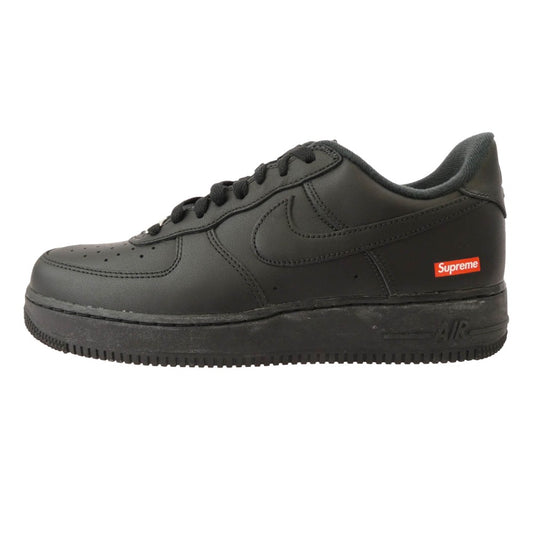 Supreme シュプリーム CU9225-001 × Nike Air Force 1 Low ナイキ AF1 エアフォース ロー ブラック ブラック系 27.5cm【新古品】【未使用】【中古】