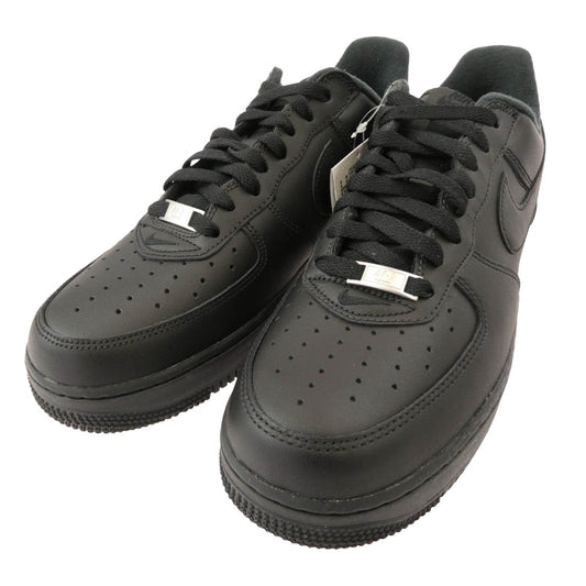 Supreme シュプリーム CU9225-001 × Nike Air Force 1 Low ナイキ AF1 エアフォース ロー ブラック ブラック系 27.5cm【新古品】【未使用】【中古】