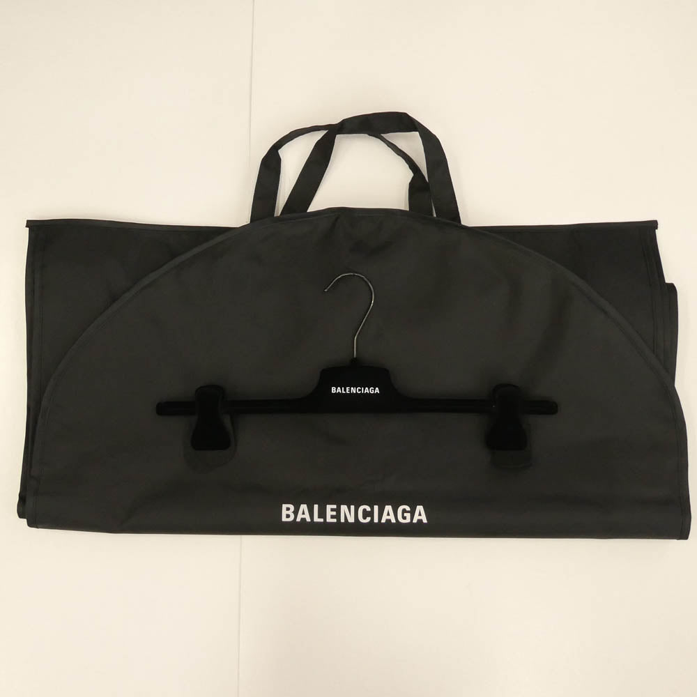 BALENCIAGA バレンシアガ 23SS 745248 TBP47 SUPER DESTROYED BAGGY スーパー デストロイ ダメージ ラージフィット バギー デニム パンツ ブラック系 カーキ系 L【極上美品】【中古】
