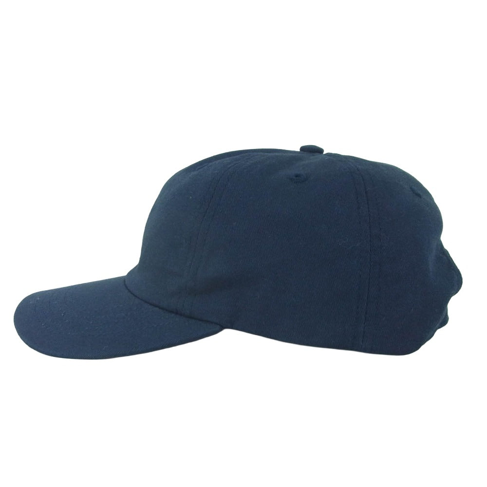 N.O.A ノア ロゴ キャップ コットン アメリカ製 ネイビー系【中古