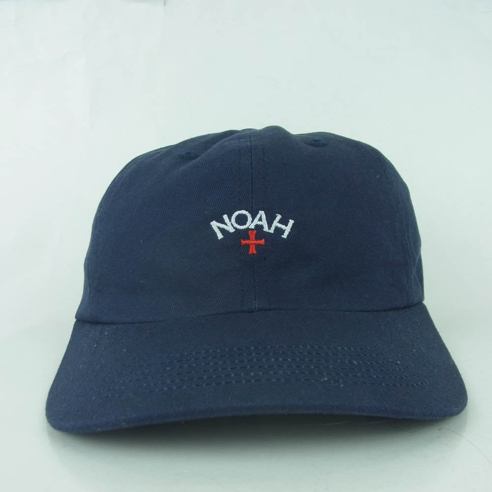 N.O.A ノア ロゴ キャップ コットン アメリカ製 ネイビー系【中古】